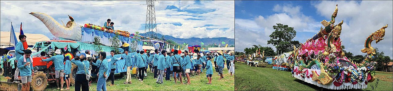 Photo: Bounthy / Wikimedia Commons, CC BY-SA 4.0 บุญบั้งไฟ หมู่บ้านจำปาสัก 2027